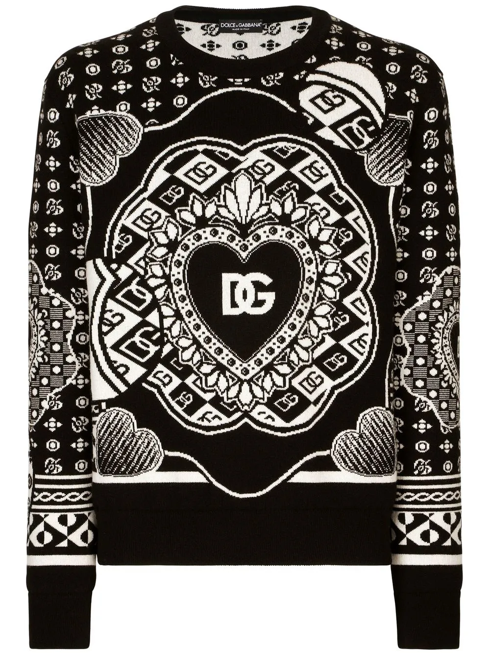 

Джемпер с логотипом DOLCE & GABBANA, черный