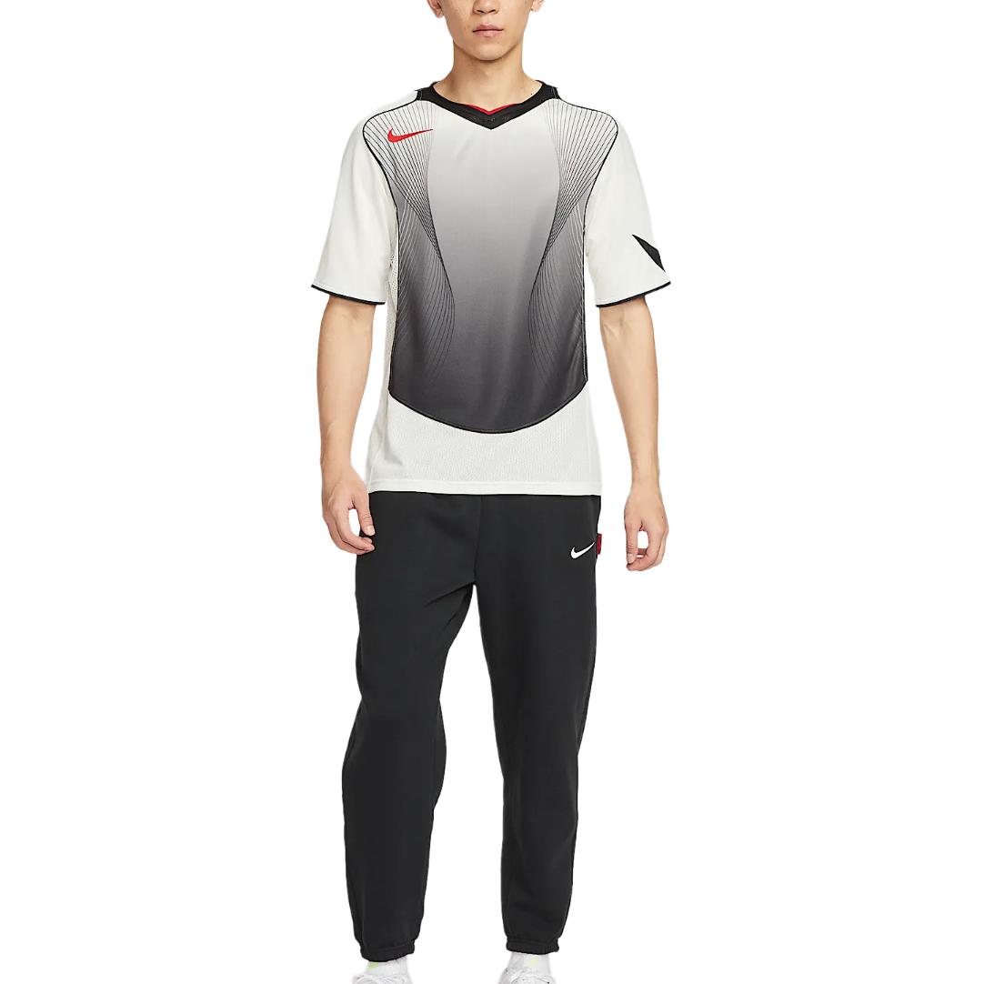 Футболка Total 90 SS25 DRI FIT мужская Nike, белый/черный/красный — фото 3