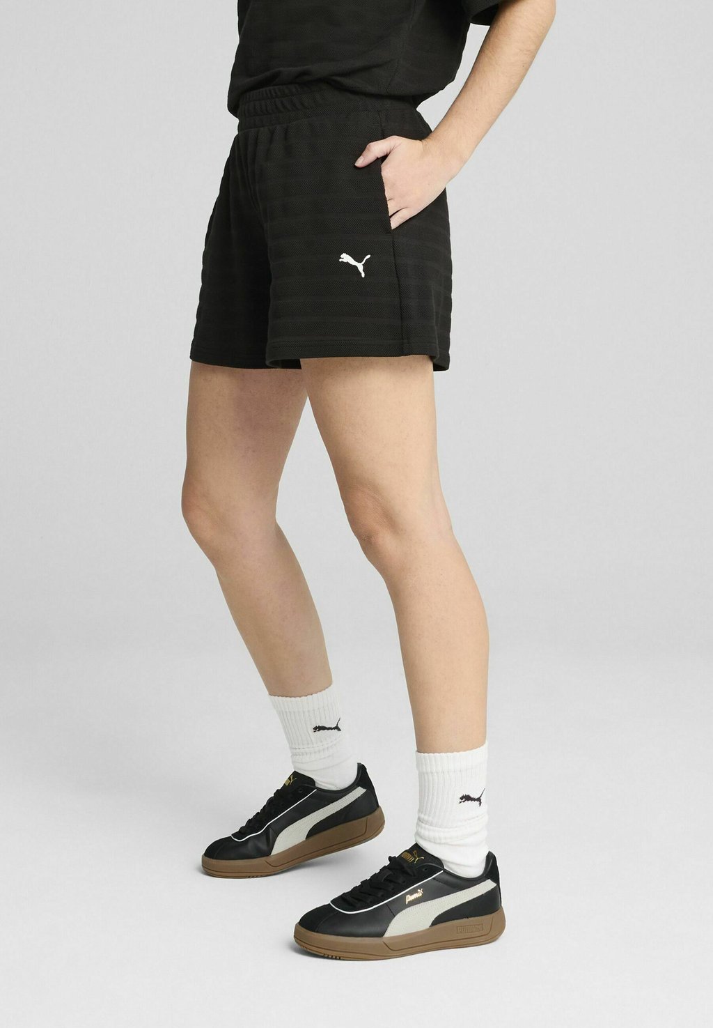 

Спортивные шорты ELEVATED STRUKTURIERTE MIT BUND Puma, черный