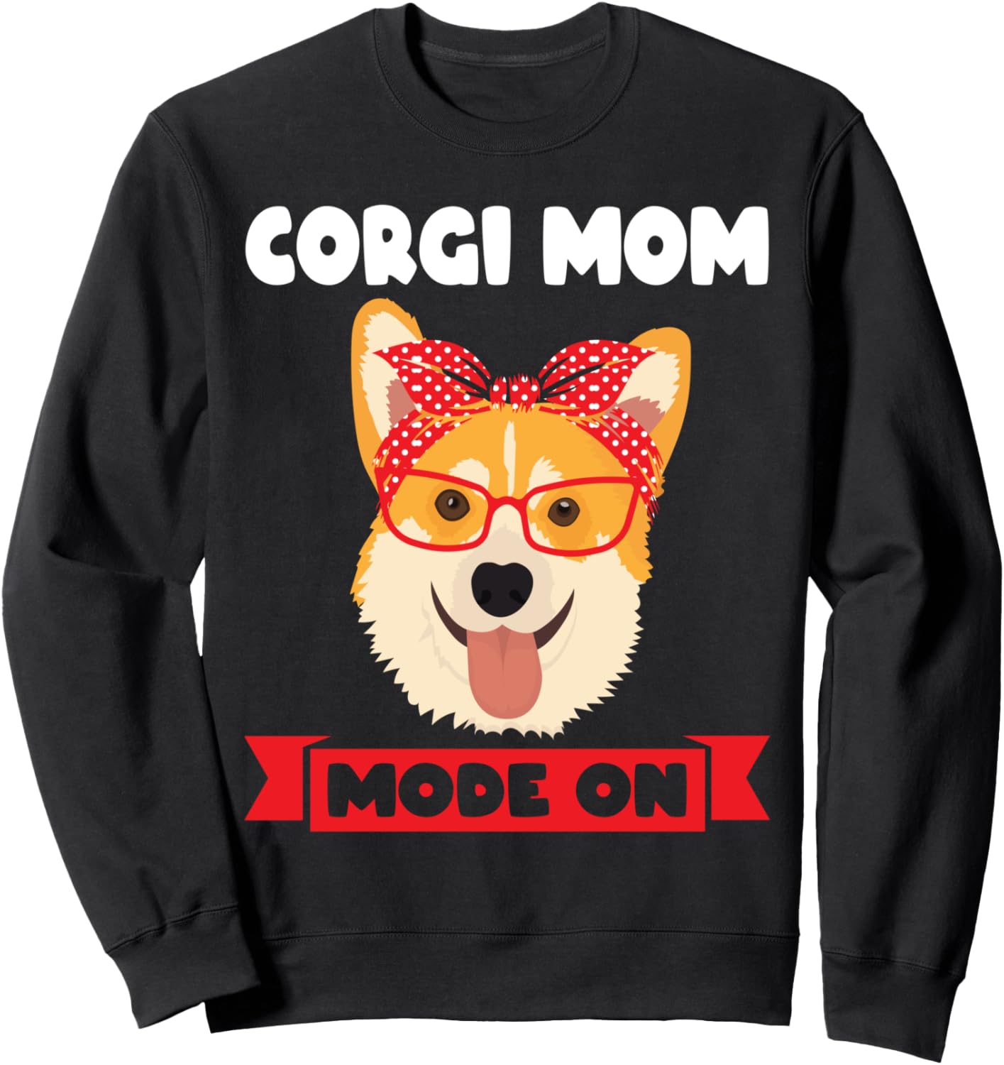 

Толстовка Corgi Mama Mode от Corgi Mama Gift For Dog Mom, черный