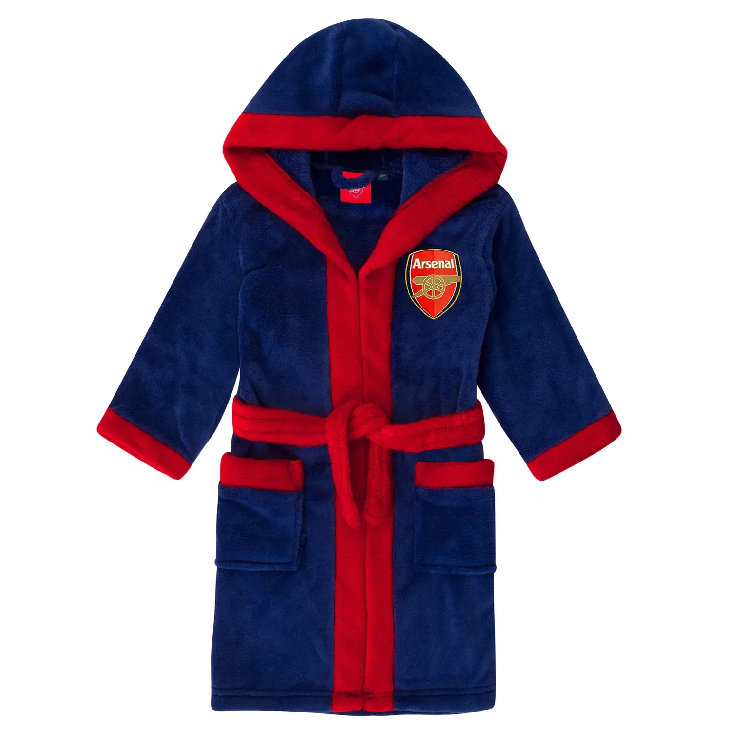 Детский халат с капюшоном Arsenal FC, синий