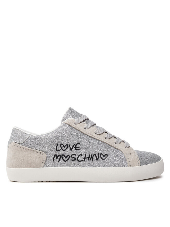 

Кроссовки Love Moschino, серебряный, Серый, Кроссовки Love Moschino, серебряный