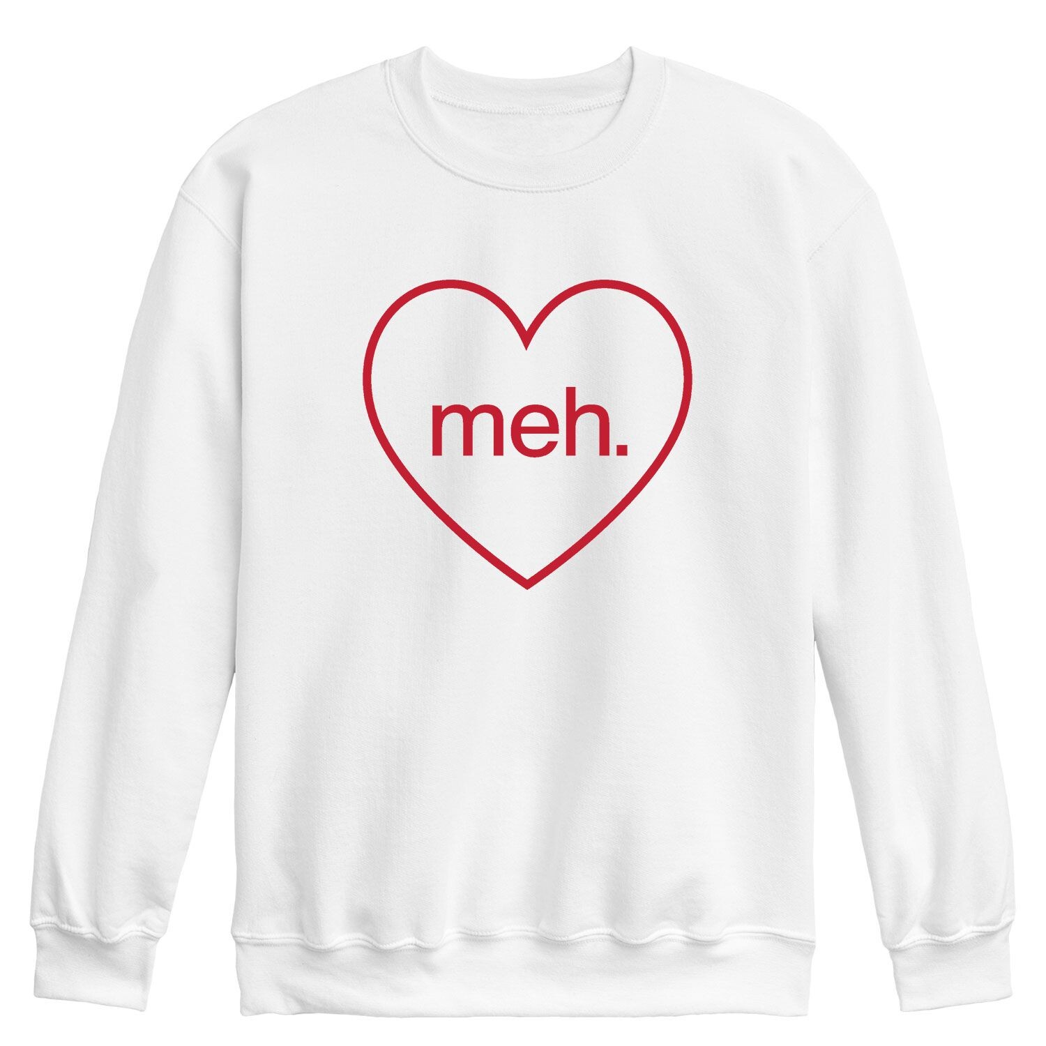 

Мужской свитшот Meh Heart Licensed Character