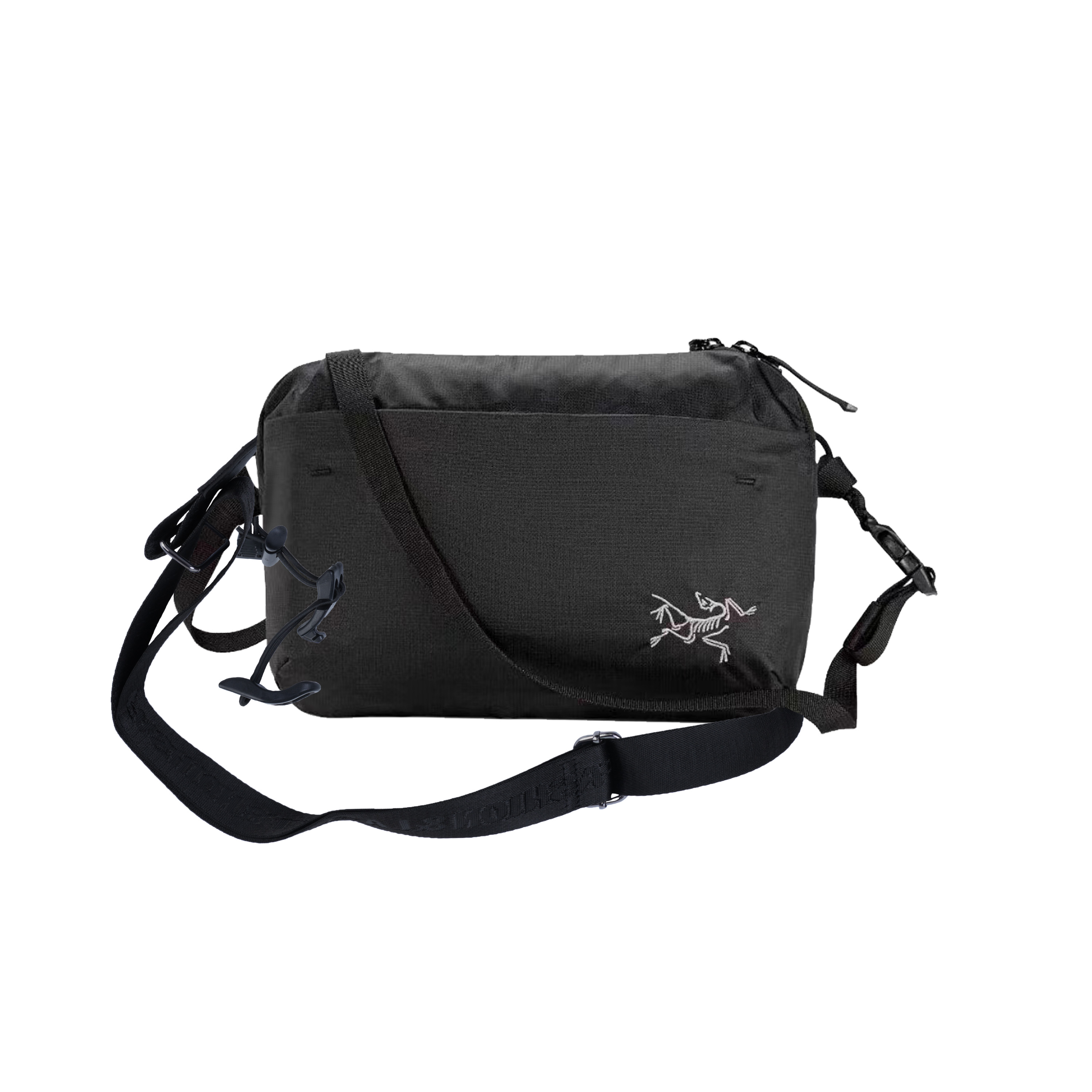 

Arcteryx Нейлоновая поясная сумка унисекс черная, Trendy Leap