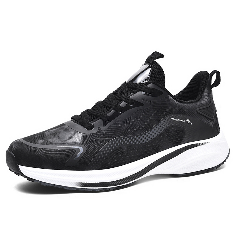 

TONYBEAR Мужские устойчивые к истиранию низкие кроссовки для бега черные, цвет Black