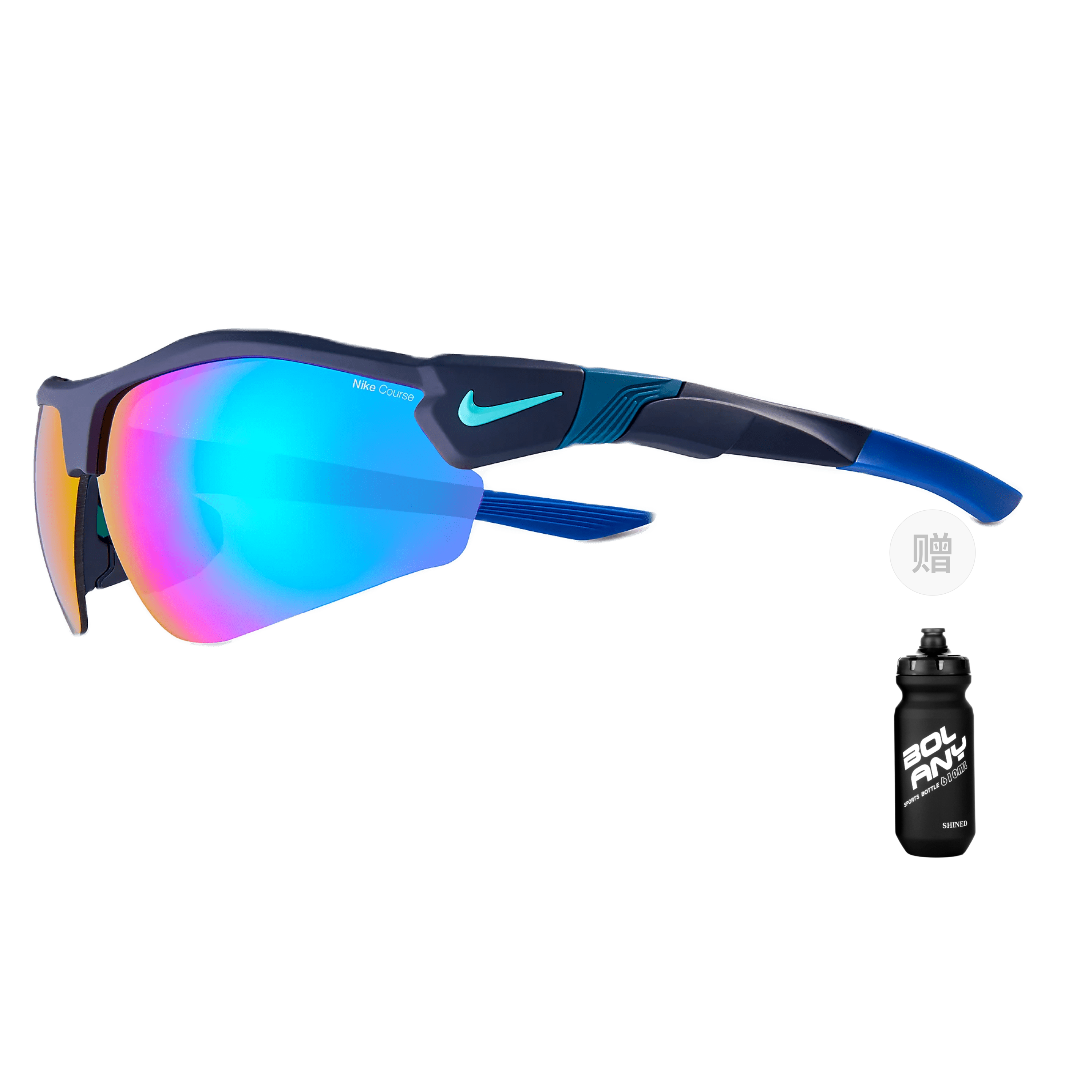 

Поляризованные солнцезащитные очки для вождения, велоспорта, бега и трейлраннинга, унисекс, с защитой от ультрафиолета Nike, черный