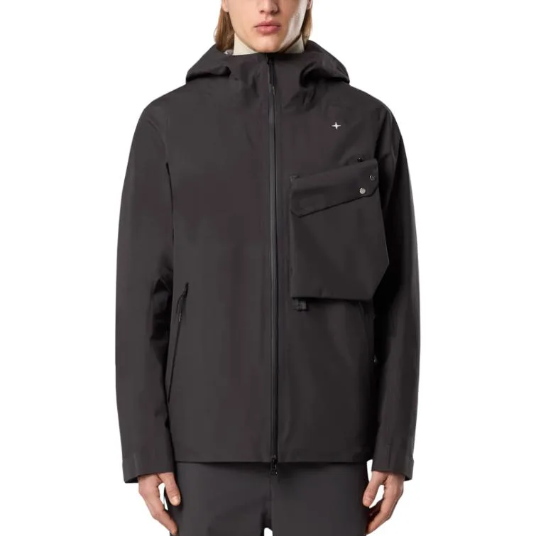 Худи STONE ISLAND, lead серый — фото 4