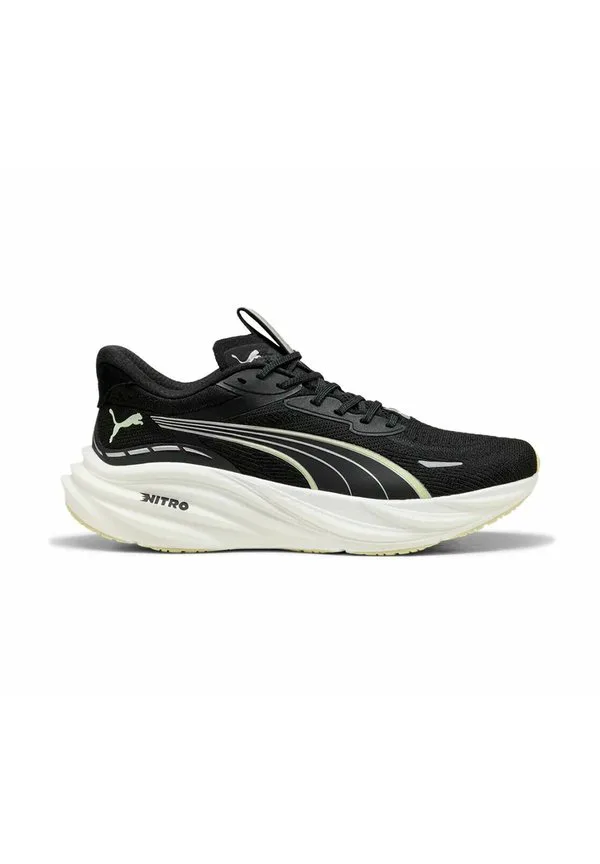 Кроссовки для бега по шоссе magnify nitro 3 Puma, Puma Black/Apple Spritz