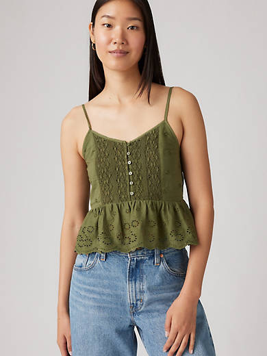 

Блузка Кора Levi's, цвет Sea Moss - Green
