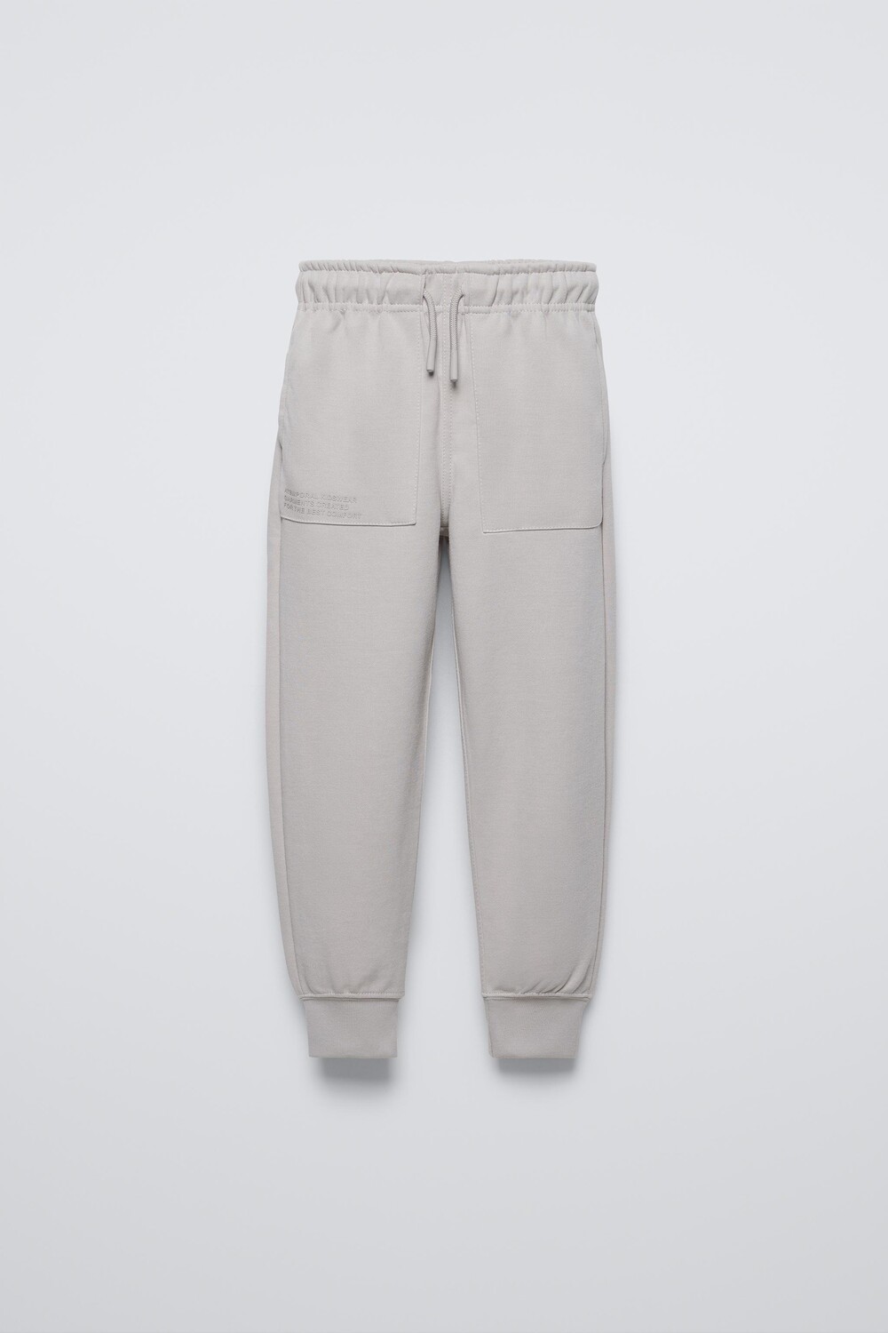 

Брюки из интерлока ZARA, цвет stone