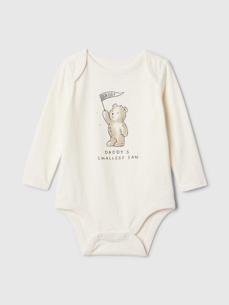 

Боди из органического хлопка Gap, белый