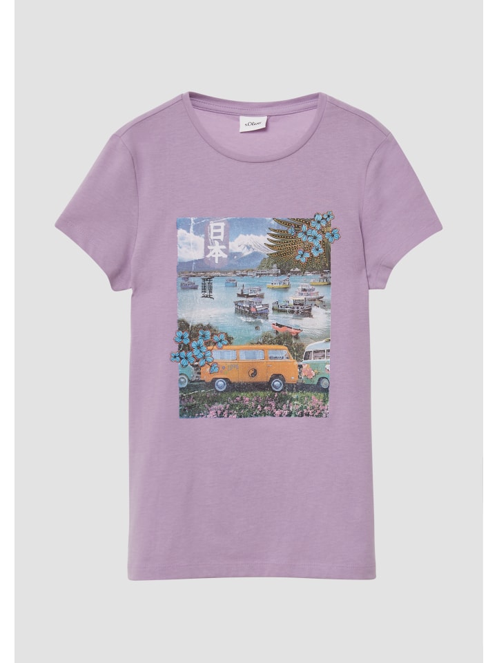 

Топ s.Oliver, фиолетовый