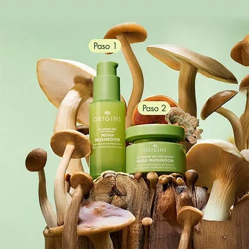 Сыворотка Origins — Осветляющая от темных пятен Mega-Mushroom Dark Spot Brightening Serum, 30 мл — фото 4