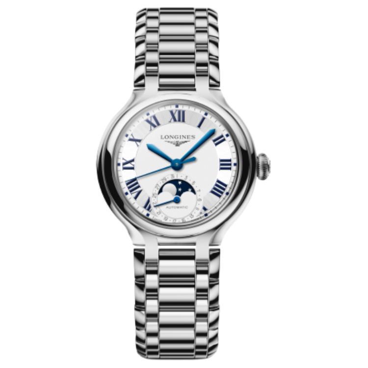 

LONGINES Часы Women's Heart Moon Collection Watch, White Dial