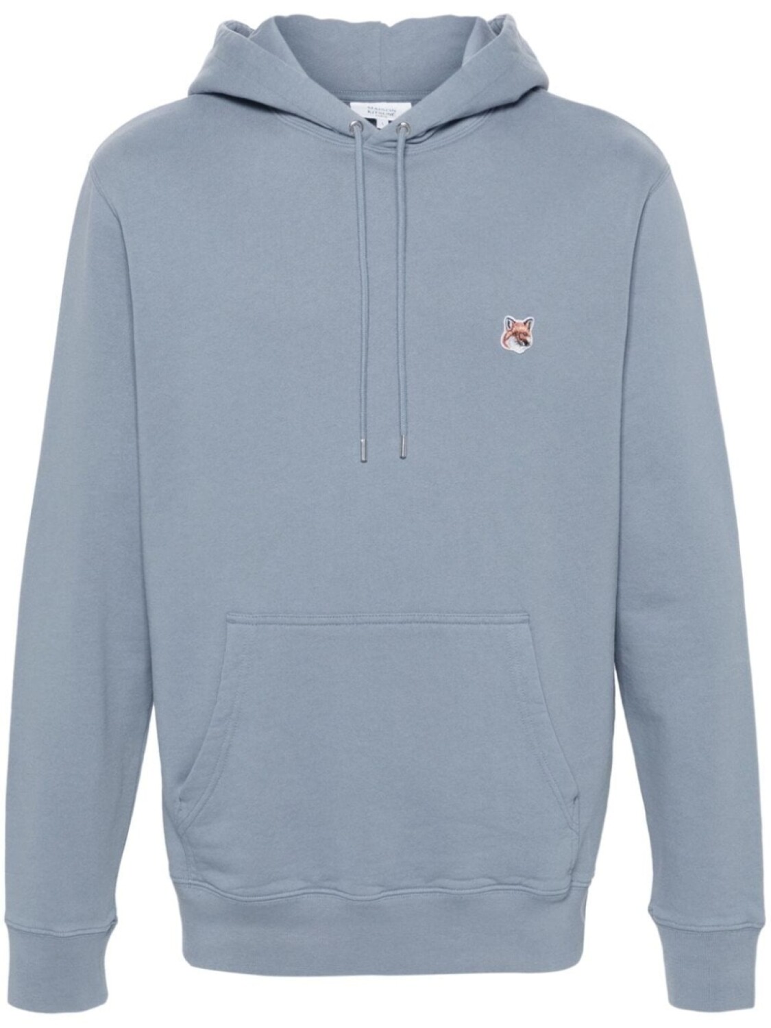 

Maison Kitsuné толстовка с капюшоном Fox Head из хлопка, синий