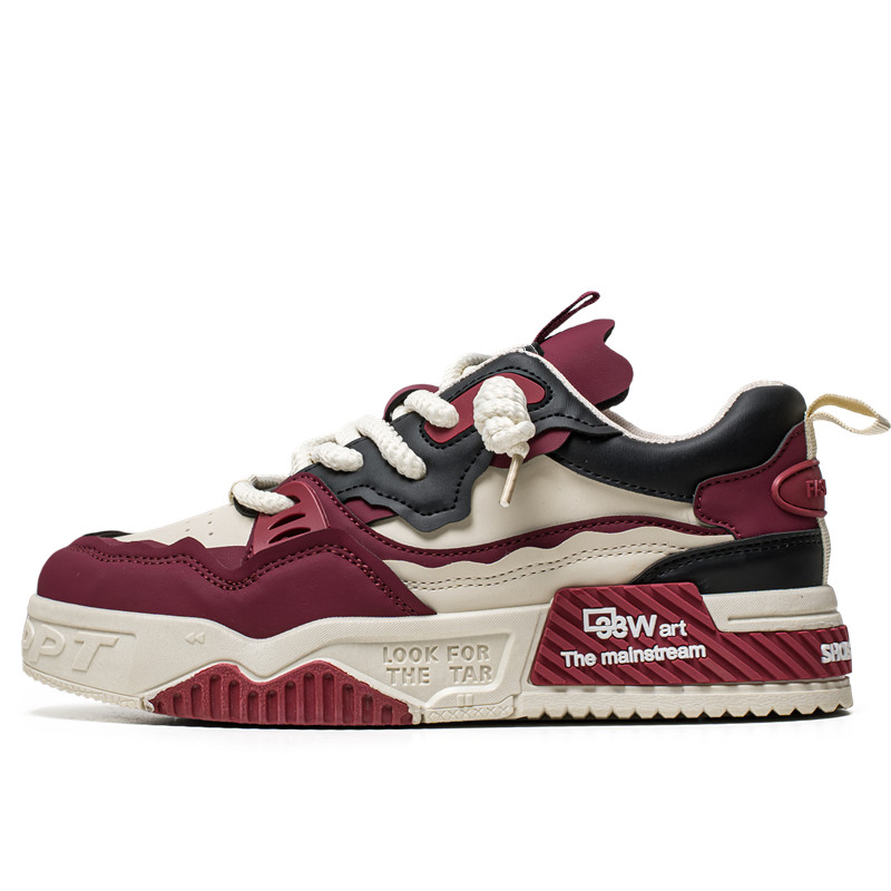 

Низкие мужские кроссовки HACKBUTEER, White Red