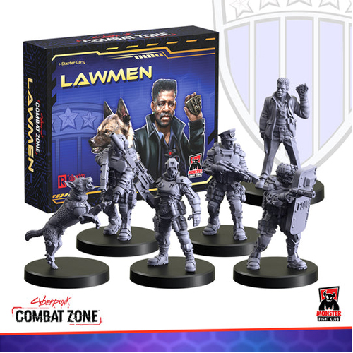 

Фигурка Cyberpunk Red:Combat Zone Lawmen Faction Starter Box