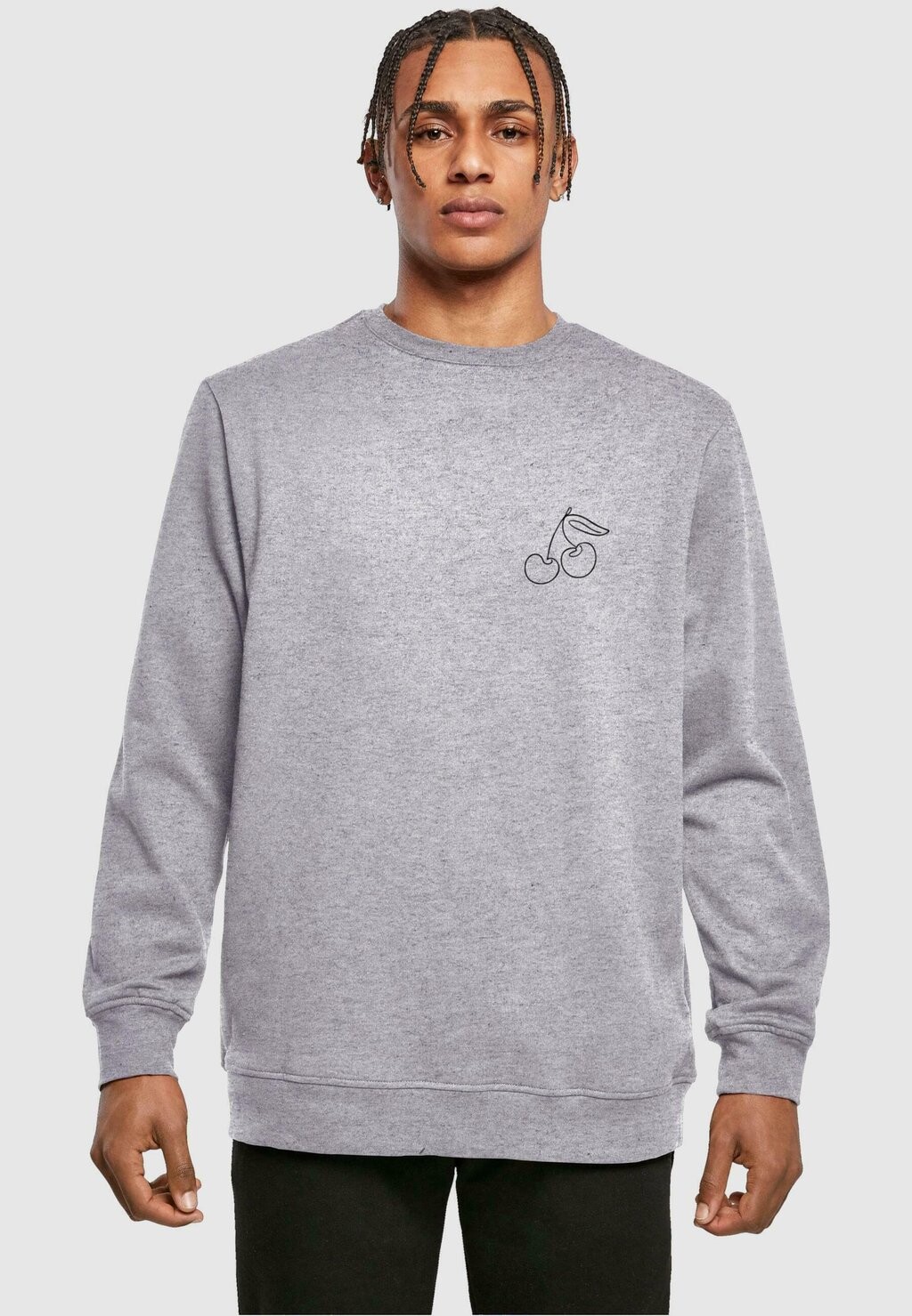 

Толстовка CHERRY BASIC CREWNECK Merchcode, цвет heather grey