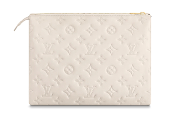 Louis Vuitton Сумка-кроссбоди Coussin из овчины с отделкой из телячьей кожи, маленькая женская, молочно-белый цвет — фото 3