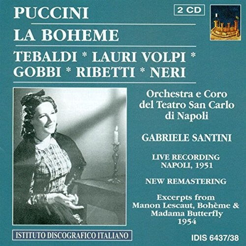 

CD диск Puccini / Avolanti / Bandioli / Di Stefano: Boheme (La)