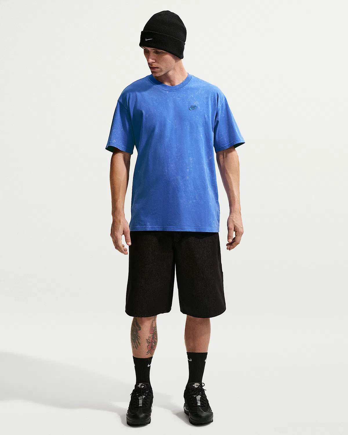 Мужская футболка Nike Sportswear Vintage-Washed, Game Royal/Game Royal — фото 4