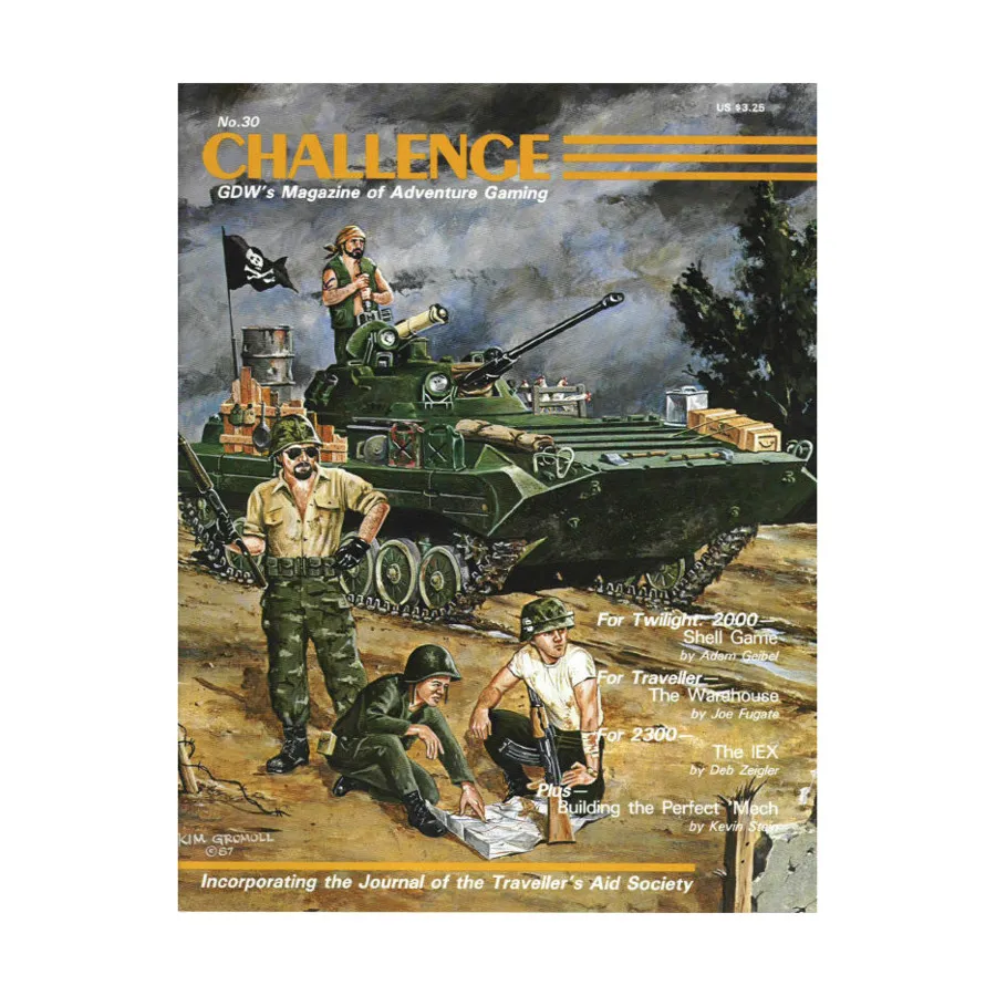 

Журнал #30 "Twilight - 2000, Traveller - 2300, Building the Perfect Mech", Challenge Magazine