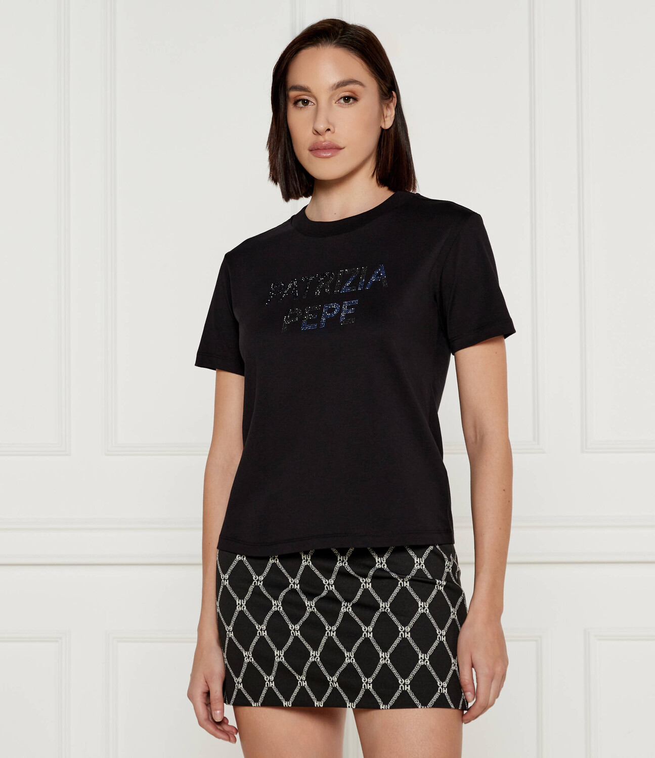 

Футболка Patrizia Pepe Regular Fit, черный
