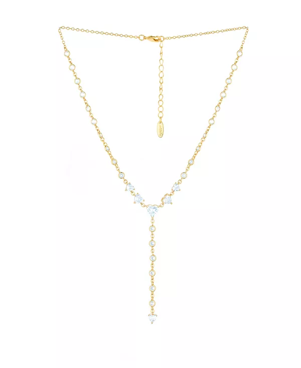 

Ожерелье-Лариат «Королева Червей» с кубическим цирконием Ettika, gold