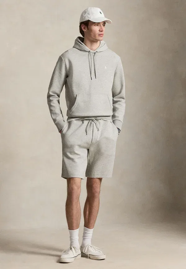 Толстовка с капюшоном двойной вязки Polo Ralph Lauren, тёмный спортивный вереск — фото 2