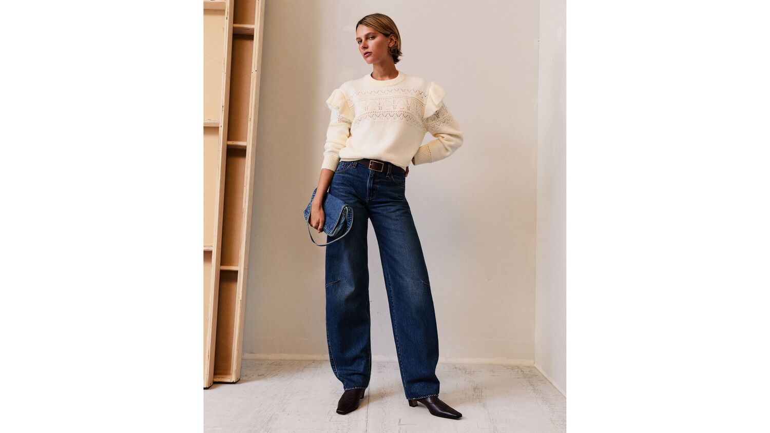 

Женские джинсы Baggy Dad Barrel Levi's, Most Wanted - Dark Wash