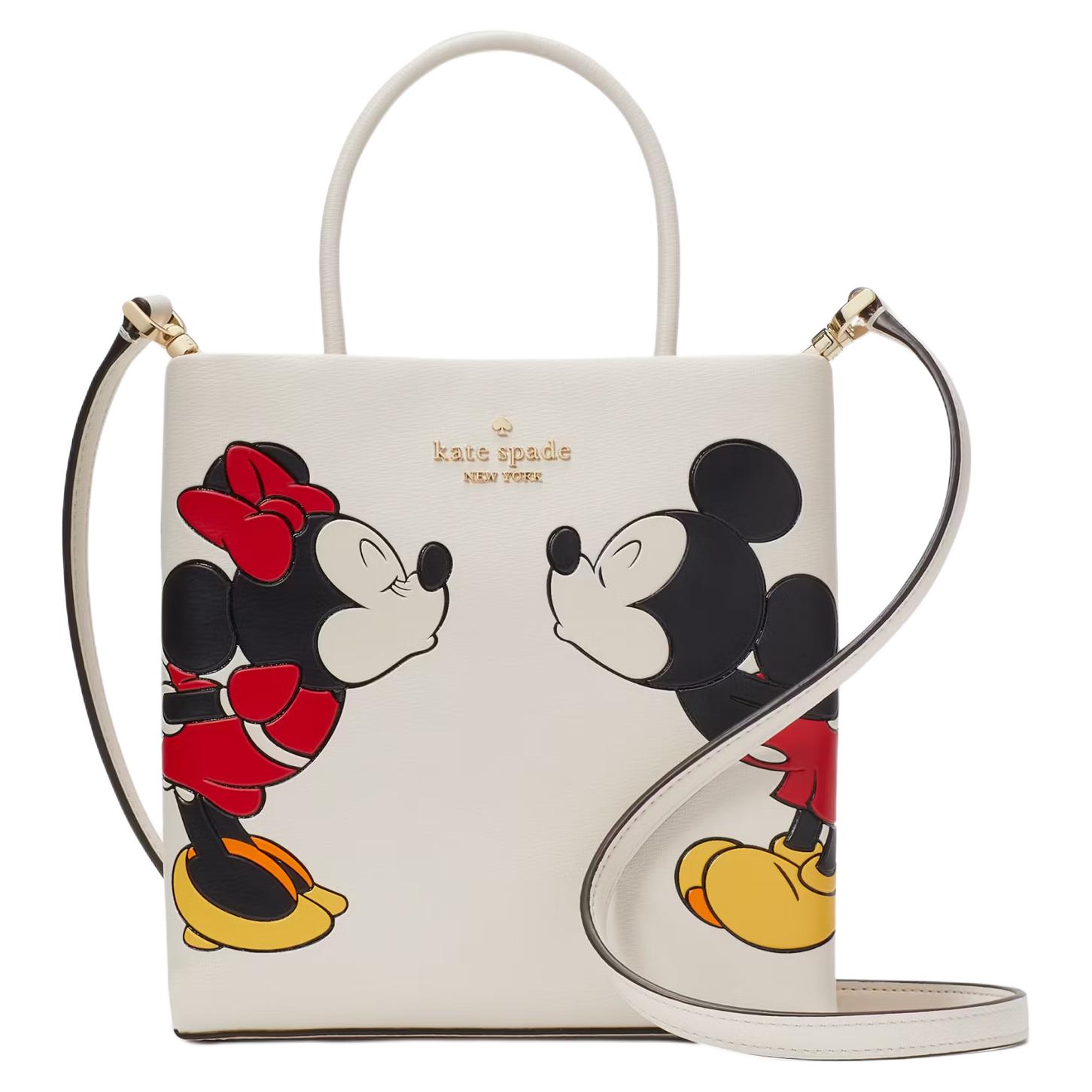 

Kate Spade Disney Collaboration PVC Плечевая Сумка, Кроссбоди, Мини-Сумка Женская Parchment Paper Multicolor