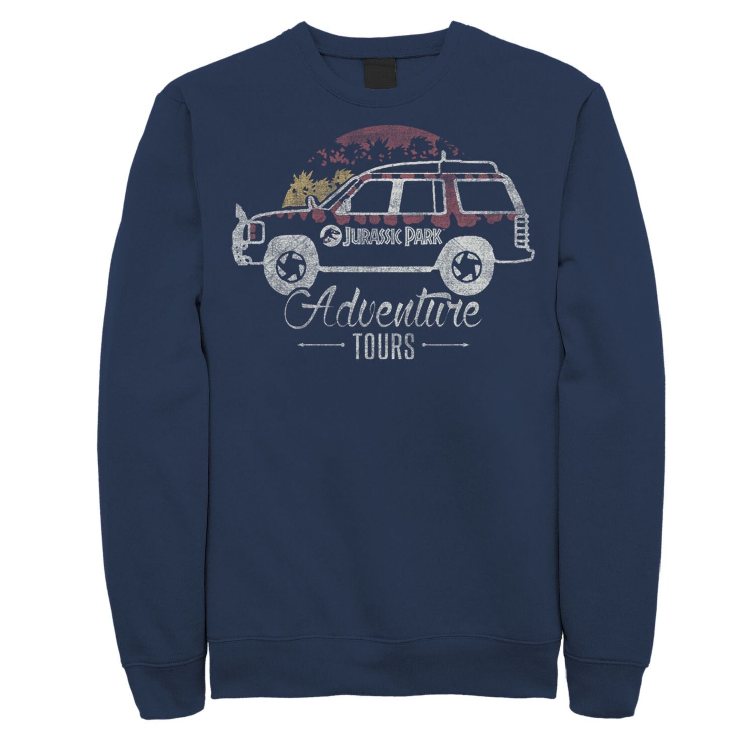 

Мужской свитшот Road Trip с Парком Юрского периода Licensed Character, синий