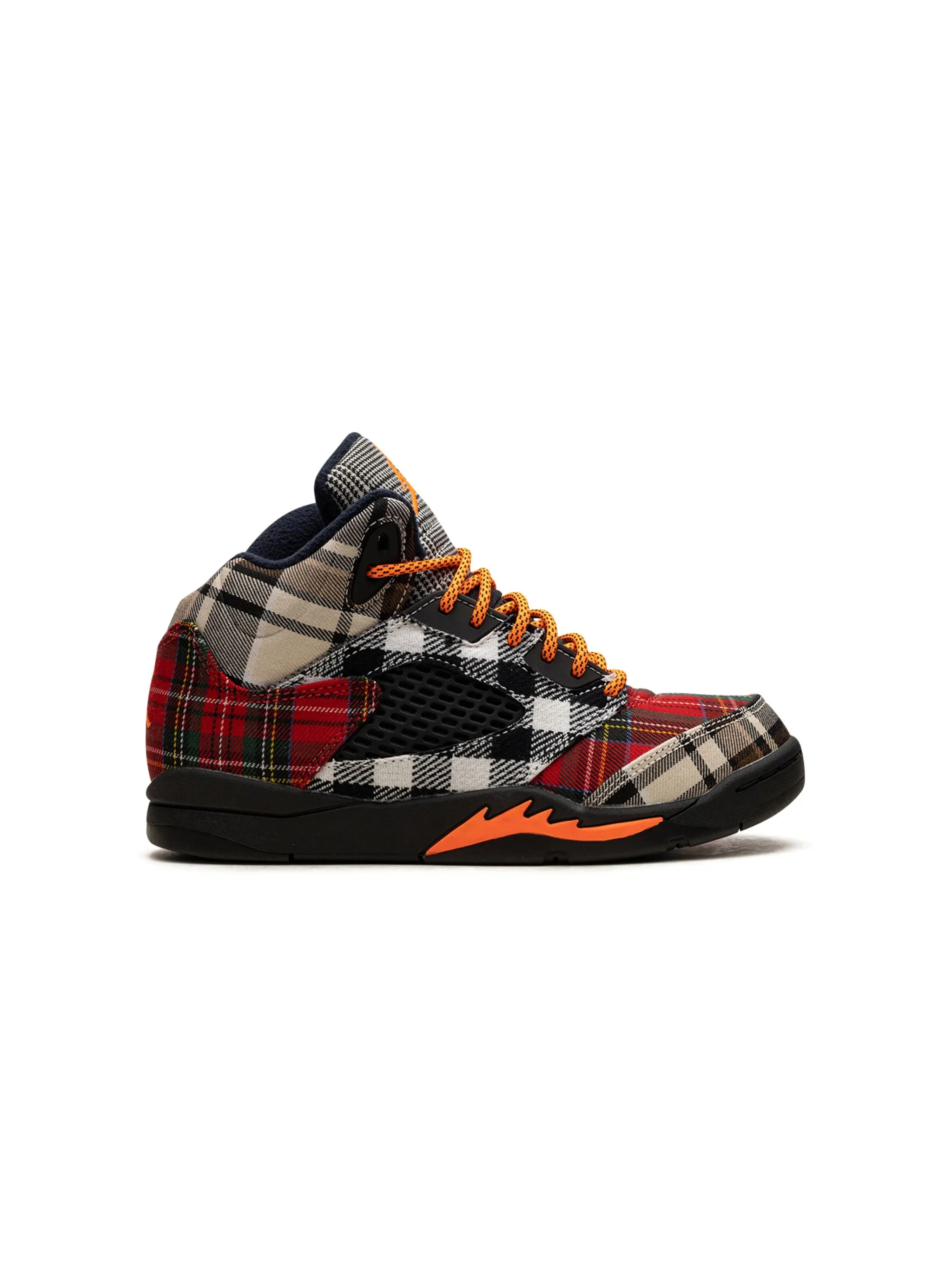 Кроссовки Air Jordan 5 Retro Plaid Jordan Kids, черный — фото 2