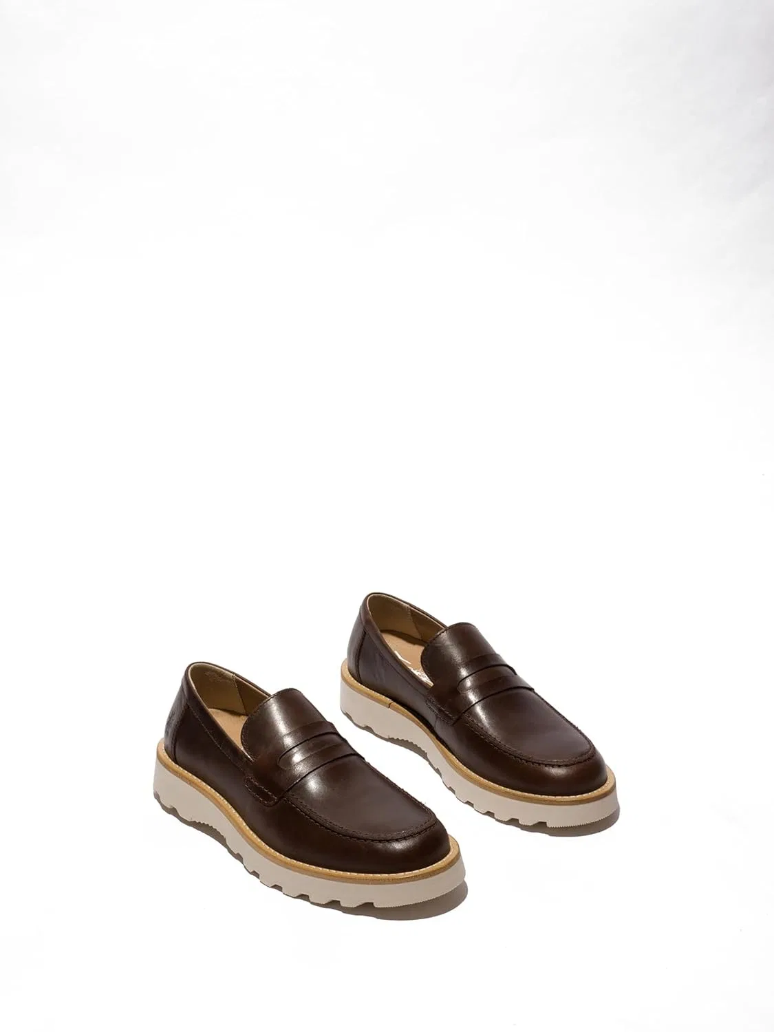 Лоферы Fly London, модель Men's Loafers, темно-коричневый — фото 2