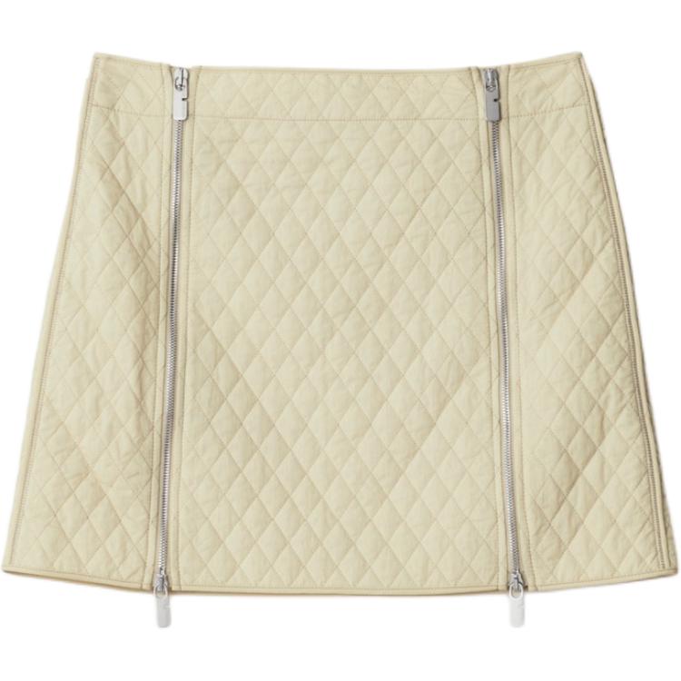 

Burberry SS24 Повседневные короткие юбки Women's Ivory White