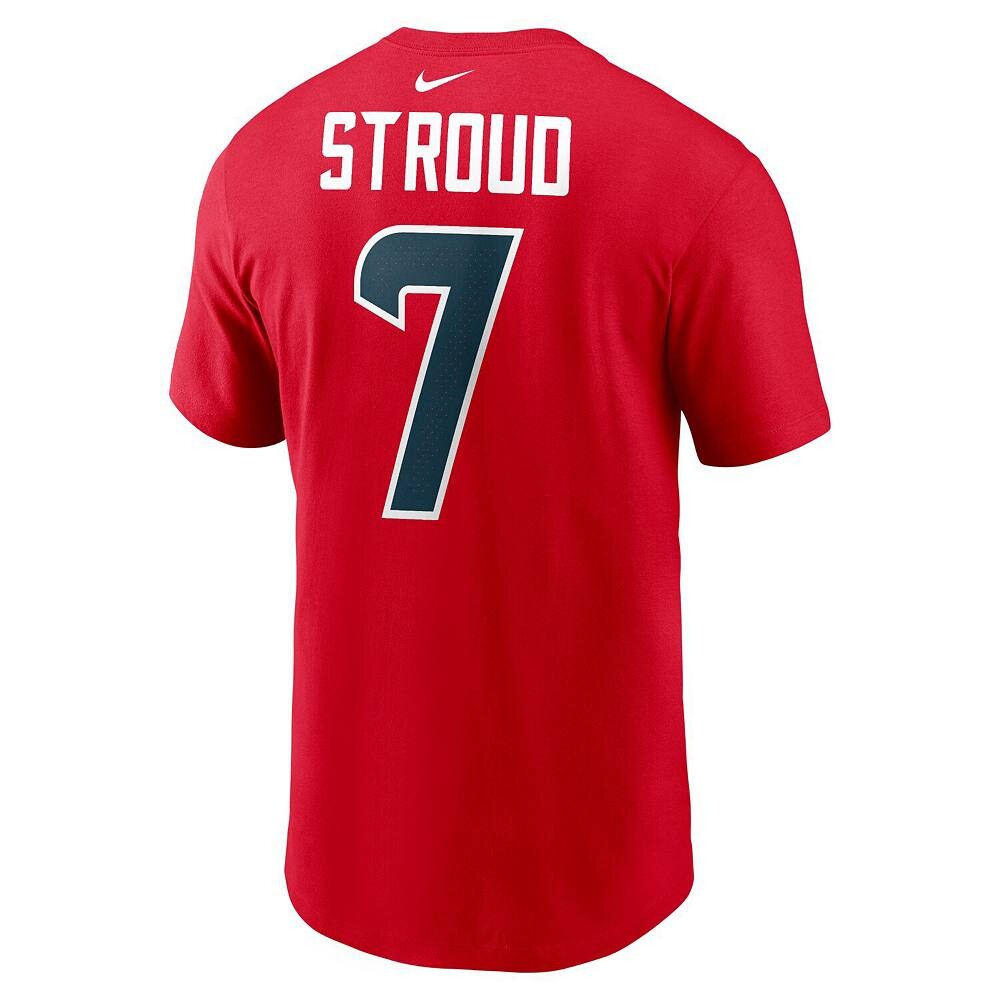 Мужские кроссовки Nike C. Футболка Stroud Red Houston Texans с именем и номером игрока, цвет Txs Red — фото 4