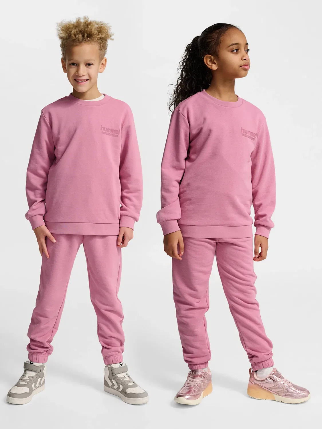 Спортивный костюм из футера, хлопок, Hummel, полиньяк