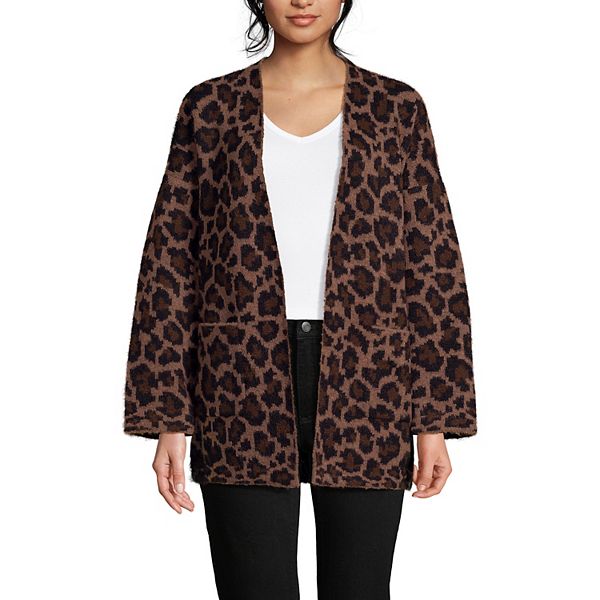 

Женский кардиган из жаккарда с ворсом Lands' End