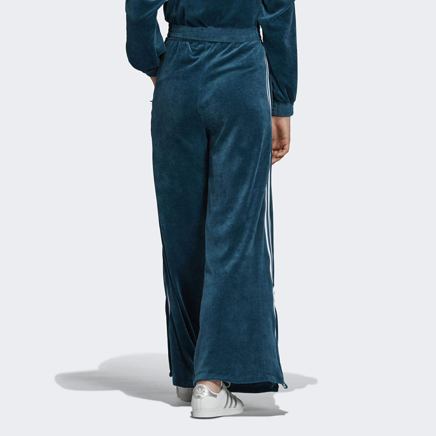 Повседневные брюки женские бирюзовые Adidas Originals — фото 4