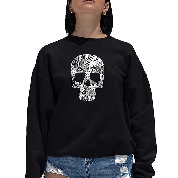 

Футболка с принтом Rock n roll skull La Pop Art, Black, Черный, Футболка с принтом Rock n roll skull La Pop Art, Black