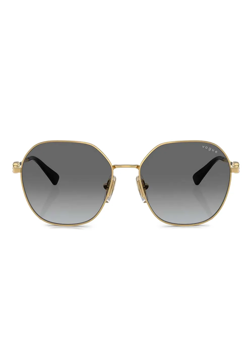 

Солнцезащитные очки в геометричной оправе Vogue Eyewear, золотой