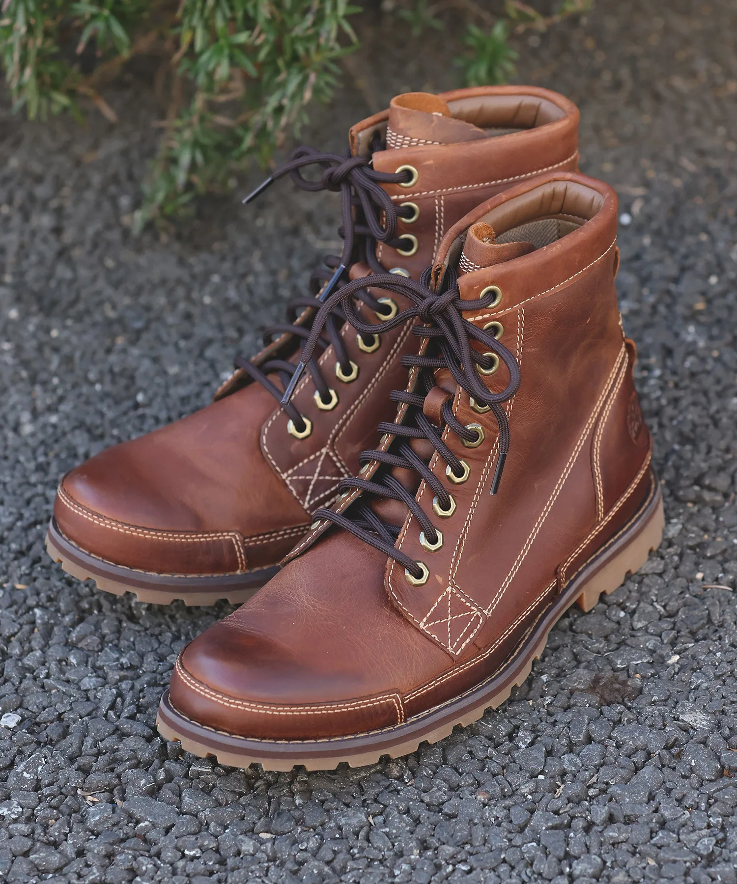 Мужские кожаные ботинки Timberland Earthkeepers 6-inch коричневые