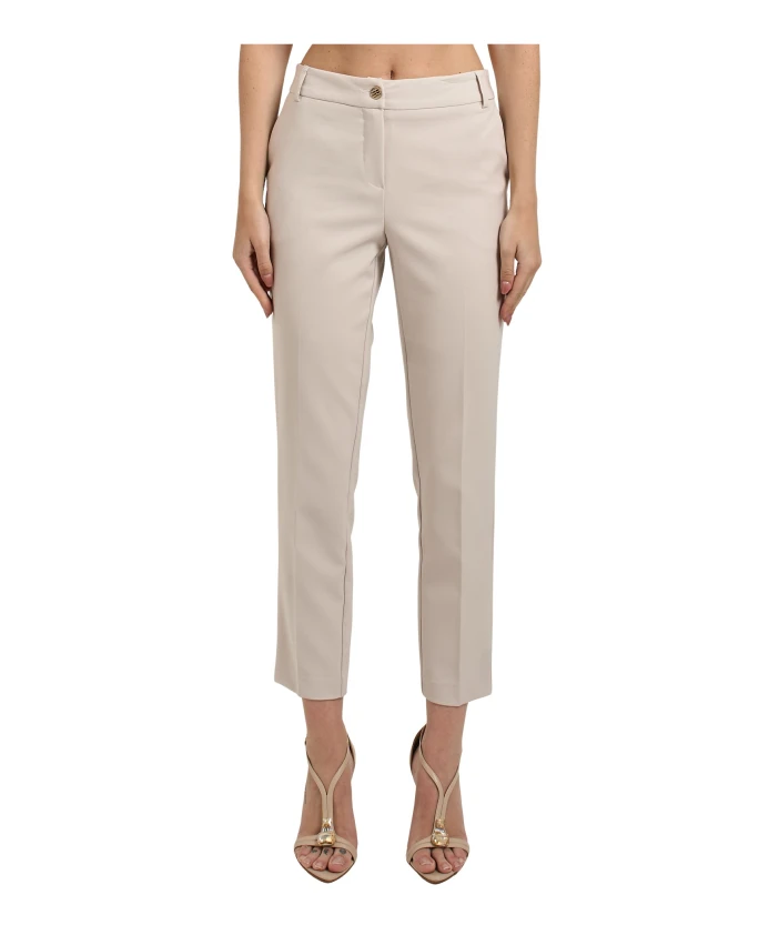 

Бежевые классические брюки-чинос Fracomina, бежевый