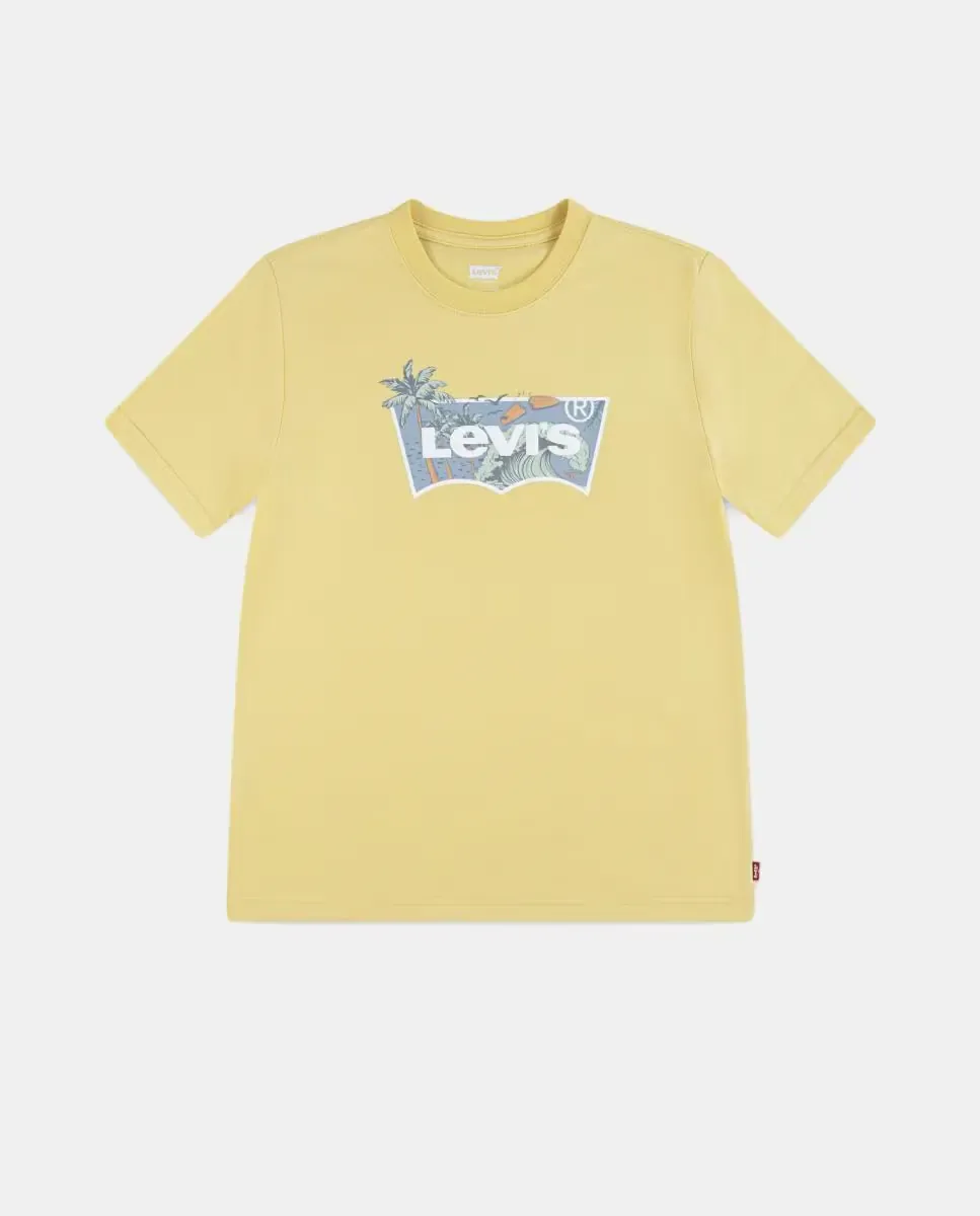 Футболка с летучей мышью Levi's High Tide, желтый