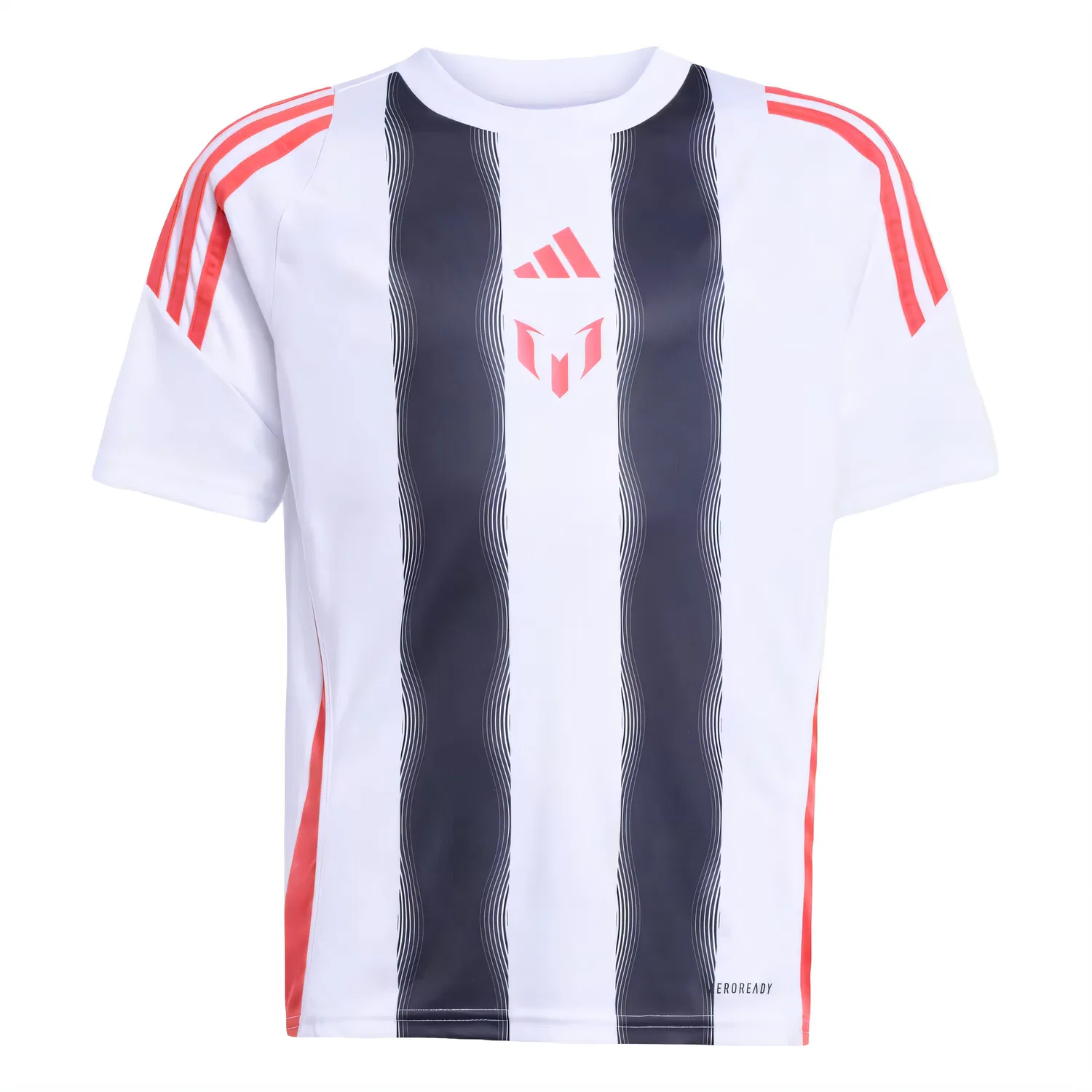 Детская спортивная футболка Messi Kids' Adidas, White/Semi-Transparent Red