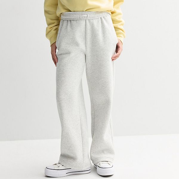 

Детские прямые спортивные брюки с поясом на манжете, размеры 6-20, regular и plus So, Grey Mist Heather