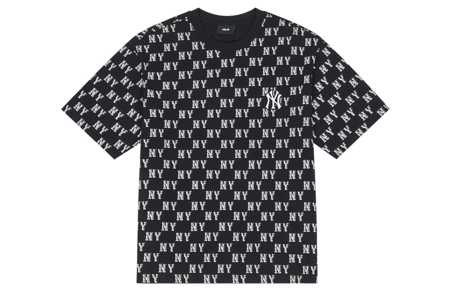 

Футболка MONOGRAM Reading Collection унисекс, черная Mlb, черный
