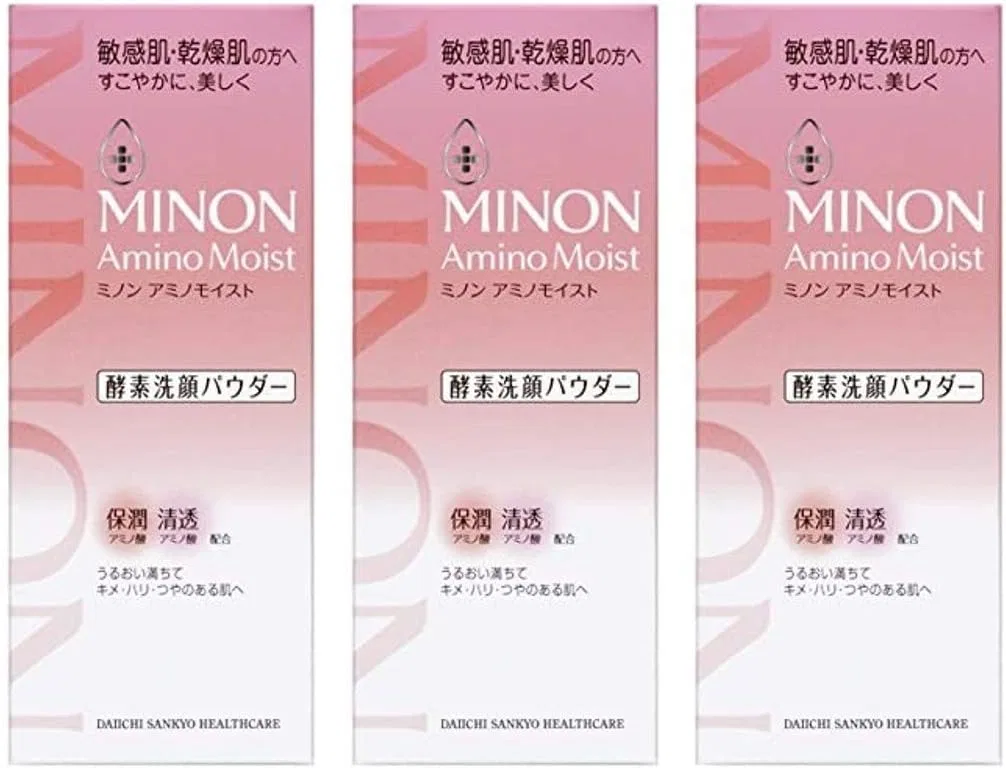 Пудра для умывания Minon Amino Moist Clear Wash Powder 35 г x 3 шт