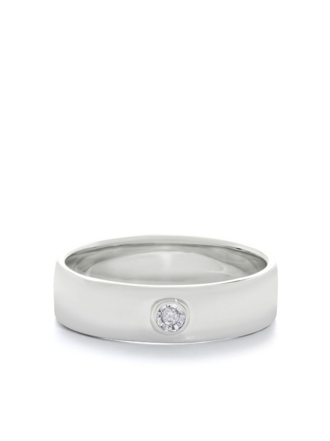 

Monica Vinader кольцо Diamond Essential, серебряный