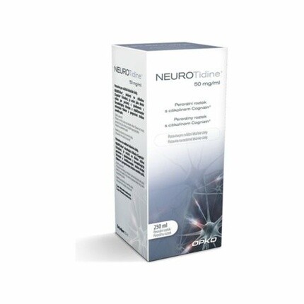 

Neurotidine 50 мг/мл пероральный раствор с цитиколином 250 мл